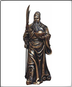 財神關(guān)公銅像