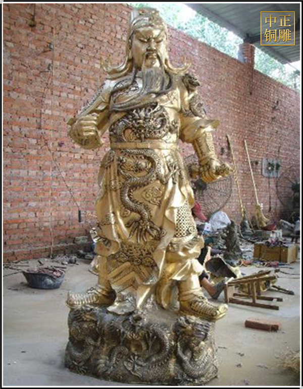 銅關公雕塑像價格