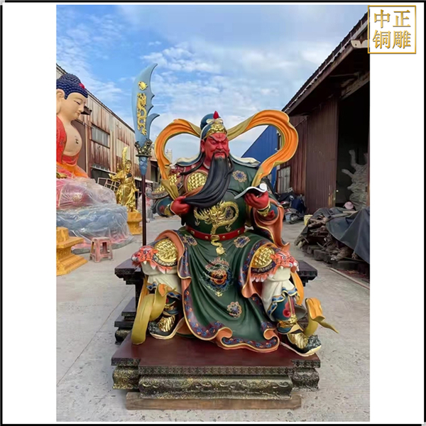 彩繪紅臉關公雕塑價格.jpg
